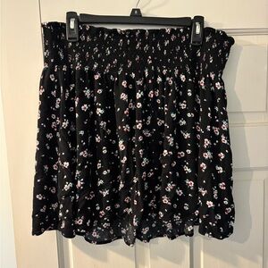 Torrid Black Floral Skirt 4